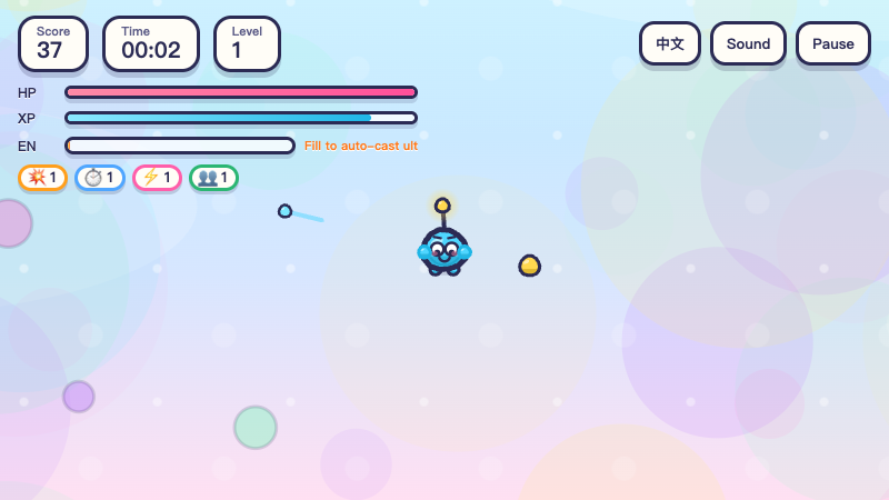 Glow Squad - free browser arcade game screenshot