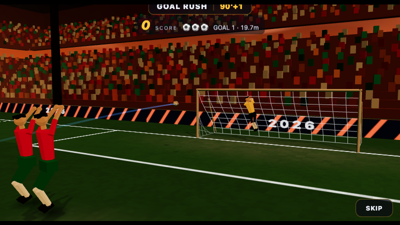 Golden Goal 2026 - free browser sports game screenshot