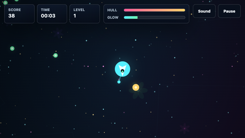 Lumen Loop - free browser arcade game screenshot