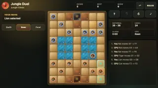 Jungle Duel - free browser dou shou qi game screenshot