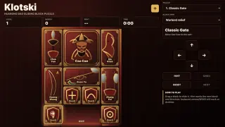 Klotski - AIGameShare 免费浏览器puzzle游戏截图