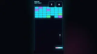 Neon Breakout - AIGameShare 免费浏览器arcade游戏截图