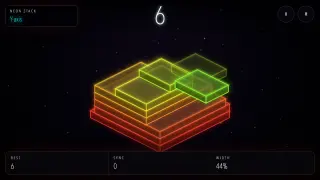 Neon Stack - AIGameShare 免费浏览器arcade游戏截图