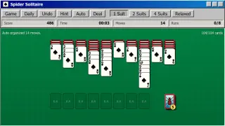Spider Solitaire - AIGameShare 免费浏览器card游戏截图