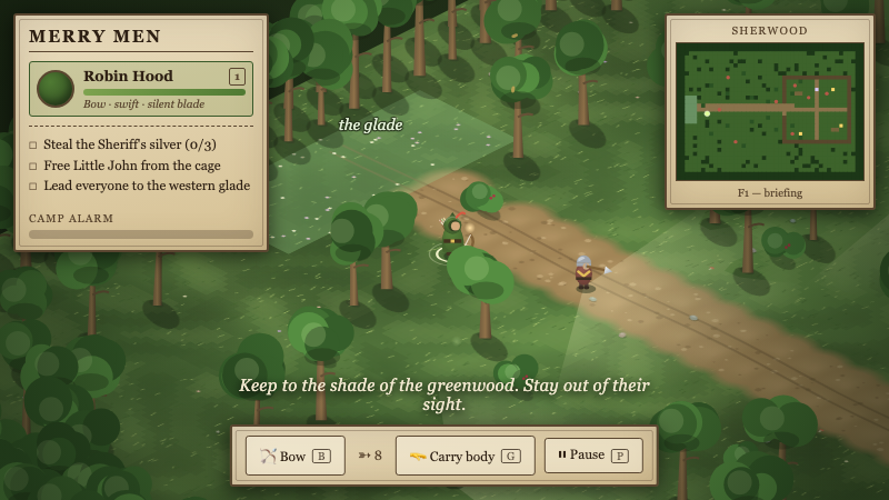 Robin Hood: Rescue Little John - free browser old-school rpg game screenshot