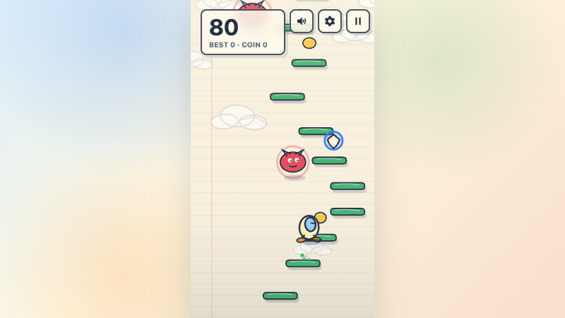 Scribble Jump - free browser arcade game screenshot