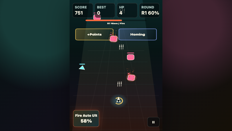 Volley Vanguard - free browser arcade game screenshot